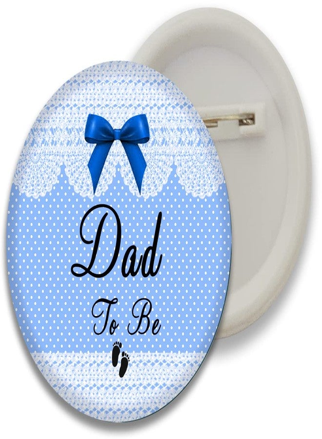 D2C 2-Piece Baby Shower Button Badge Set - 58mm Essential Family Pin Pack for Mom to Be and Dad to Be, Party Decorations, Celebration Favors, Multicolor Gift (Variations 5)|Multicolor - Image 2